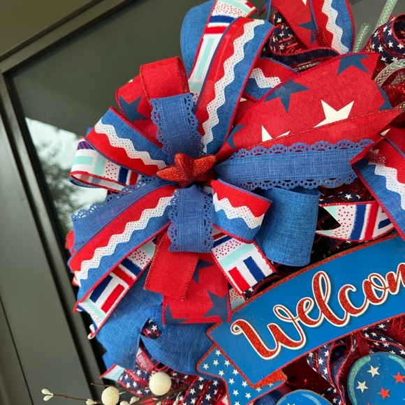 Welcome Patriotic Wreath 🇺🇸 - Picture 3 of 8